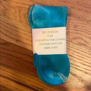 Tie dyed socks